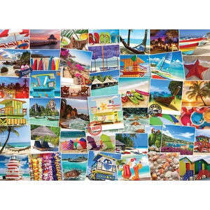 EuroGraphics 6000-0761 - Globetrotter, Beaches - 1000 db-os puzzle