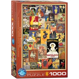 EuroGraphics 6000-0769 - Vintage Posters - 1000 db-os puzzle