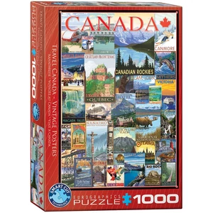 EuroGraphics 6000-0778 - Travel  Canada - 1000 db-os puzzle