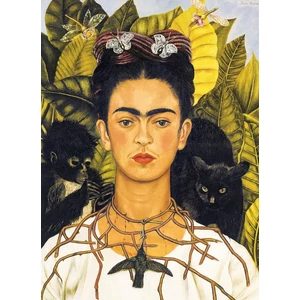 EuroGraphics 6000-0802 - Self-Portrait with Hummingbirds, Frida Kahlo - 1000 db-os puzzle
