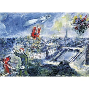 EuroGraphics 6000-0850 - Le Bouquet de Paris, Chagall - 1000 db-os puzzle
