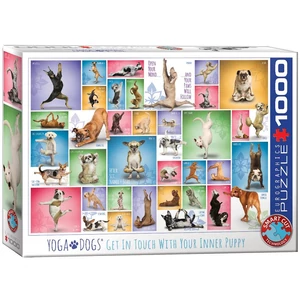EuroGraphics 6000-0954 - Yoga Dogs - 1000 db-os puzzle