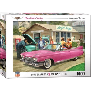 EuroGraphics 6000-0955 - The Pink Caddy - 1000 db-os puzzle