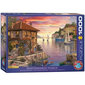 EuroGraphics 6000-0962 - Mediterranean Harbor, Dominic Davison - 1000 db-os puzzle