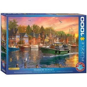 EuroGraphics 6000-0969 - Harbor Sunset, Dominic Davison - 1000 db-os puzzle