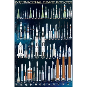 EuroGraphics 6000-1015 - International Space Rockets - 1000 db-os puzzle