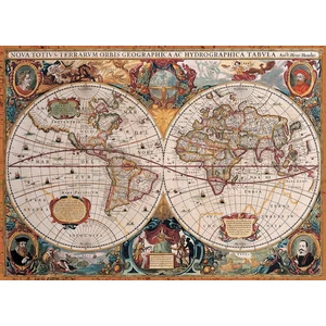 EuroGraphics 6000-1997 - Antique World Map - 1000 db-os puzzle