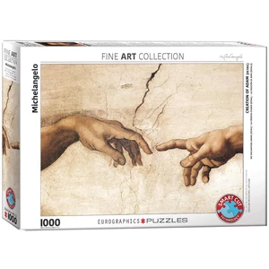 EuroGraphics 6000-2016 - Creation of Adam, Michelangelo - Detail - 1000 db-os puzzle