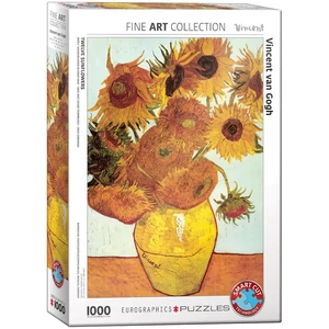 EuroGraphics 6000-3688 - Twelve Sunflowers, Van Gogh - 1000 db-os puzzle