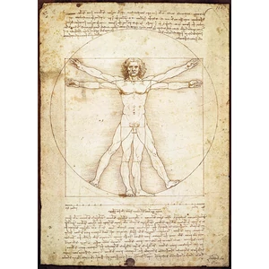EuroGraphics 6000-5098 - Leonardo Da Vinci - Vitruvius Man - 1000 db-os puzzle