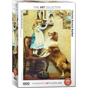 EuroGraphics 6000-5330 - Little Girl and Her Sheltie, Barber - 1000 db-os puzzle