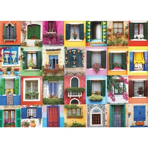 EuroGraphics 6000-5350 - Mediterranean Windows - 1000 db-os puzzle