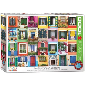 EuroGraphics 6000-5350 - Mediterranean Windows - 1000 db-os puzzle