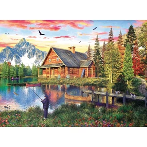 EuroGraphics 6000-5376 - The Fishing Cabin, Dominic Davison - 1000 db-os puzzle