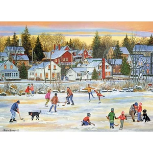 EuroGraphics 6000-5439 - Evening Skating, Bourque - 1000 db-os puzzle