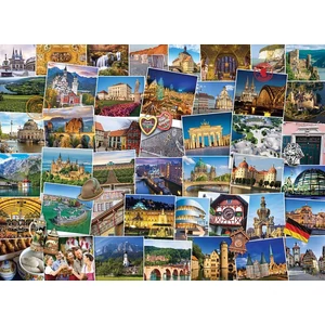 EuroGraphics 6000-5465 - Globetrotter, Germany - 1000 db-os puzzle