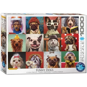 EuroGraphics 6000-5523 - Funny Dogs, Lucia Heffernan - 1000 db-os puzzle