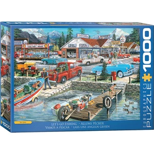EuroGraphics 6000-5868 - Let's Go Fishing, Ken Zylla - 1000 db-os puzzle