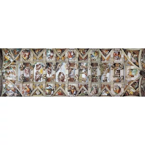 EuroGraphics 6010-0960 - Panoráma puzzle - The Sisitine Chapel Ceiling - 1000 db-os puzzle