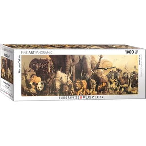 EuroGraphics 6010-4654 - Panoráma puzzle - Noah's Ark, Haruo Takino - 1000 db-os puzzle