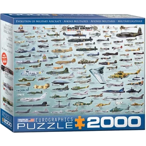 EuroGraphics 8220-0578 - Evolution of Military Aircraft - 2000 db-os puzzle