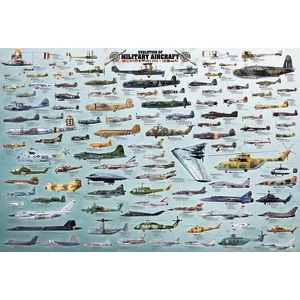 EuroGraphics 8220-0578 - Evolution of Military Aircraft - 2000 db-os puzzle
