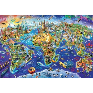 EuroGraphics 8220-5343 - Crazy World - 2000 db-os puzzle