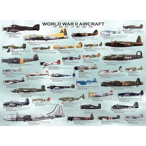EuroGraphics 8500-0075 - WWII Aircraft - 500 db-os puzzle