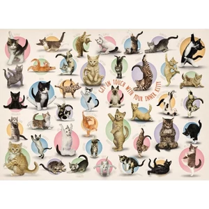 EuroGraphics 8300-0991 - Yoga Kittens - 300 db-os XL puzzle