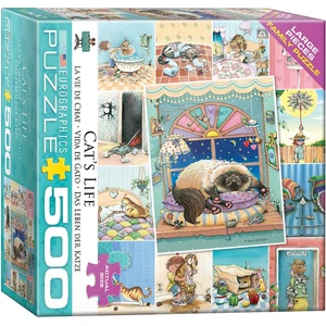 EuroGraphics 8500-5366 - Cat's Life - 500 db-os puzzle
