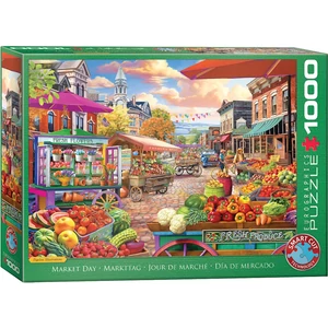 EuroGraphics 6000-5860 - Main Street Market Day - 1000 db-os puzzle