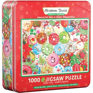 EuroGraphics 8051-5660 - Christmas Donuts - 1000 db-os puzzle fém dobozban