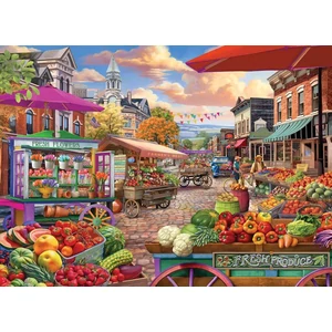 EuroGraphics 6000-5860 - Main Street Market Day - 1000 db-os puzzle
