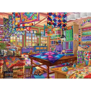EuroGraphics 6000-5859 - The Quilt Workshop - 1000 db-os puzzle