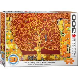EuroGraphics 6331-6059 - Lebensbaum von Gustav Klimt - 300 db-os 3D Lenticular puzzle