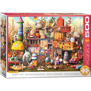 EuroGraphics 6500-5909 - Misfit Toys by Ray Powers - 500 db-os puzzle
