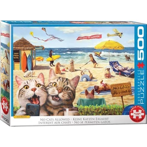 EuroGraphics 6500-5879 - No cats allowed by Lucia Heffe - 500 db-os puzzle