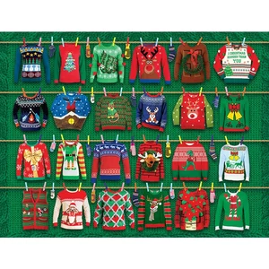 EuroGraphics 8551-5662 - Ugly Christmas Sweater - 550 db-os puzzle fém dobozban