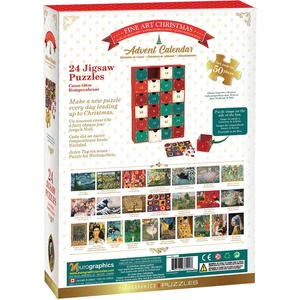 EuroGraphics 8924-6042 - Masterpieces - Adventi kalendárium puzzle