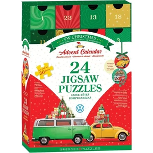 EuroGraphics 8924-6062 - VW Christmas - Adventi kalendárium puzzle