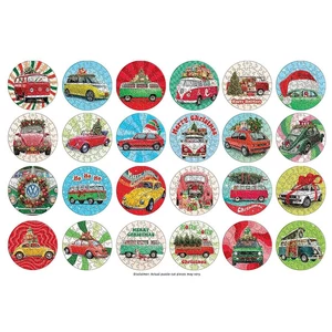 EuroGraphics 8924-6062 - VW Christmas - Adventi kalendárium puzzle