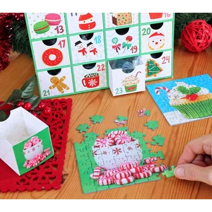 EuroGraphics 8924-5666 - Sweet Christmas - Adventi kalendárium puzzle