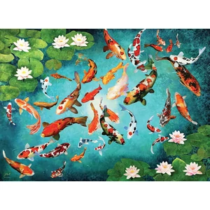 EuroGraphics 6000-5696 - Colorful Koi - 1000 db-os puzzle