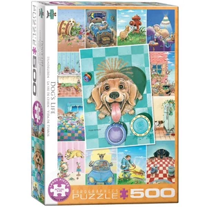 EuroGraphics 6500-5365 - Dogs Life by Gary Patterson - 500 db-os puzzle