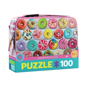 EuroGraphics 9100-5825 - Donuts uzsonnás doboz - 100 db-os puzzle