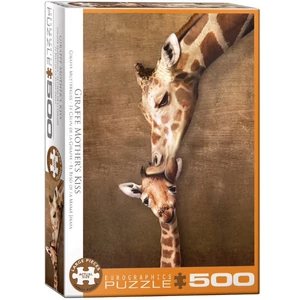EuroGraphics 6500-0301 - Giraffe Mother's Kiss - 500 db-os puzzle