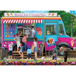 EuroGraphics 6000-5519 - Dan's Ice Cream Van, Paul Normand - 1000 db-os puzzle