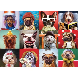 EuroGraphics 6000-5523 - Funny Dogs, Lucia Heffernan - 1000 db-os puzzle