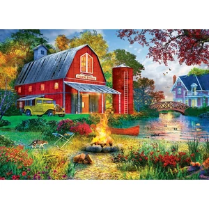 EuroGraphics 6000-5527 - Campfire by the Barn, Dominic Davison - 1000 db-os puzzle