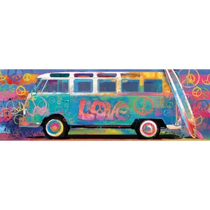 EuroGraphics 6010-5549 - Panoráma puzzle - VW Love Splash - 1000 db-os puzzle